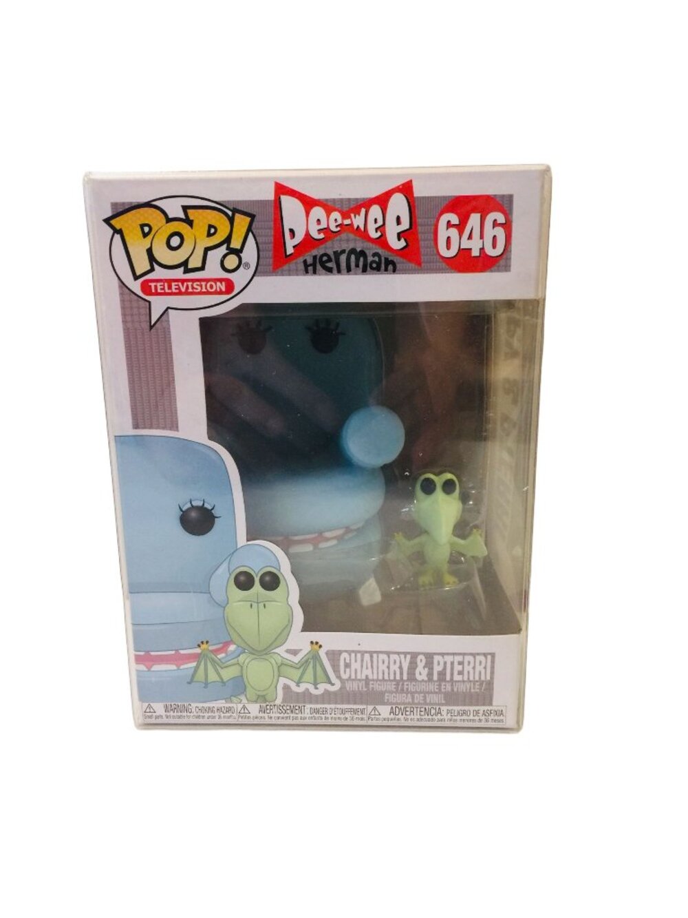 Funko POP! Television PEE-WEE HERMAN 646 CHAIRRY & PTERRI Vinyl Figures